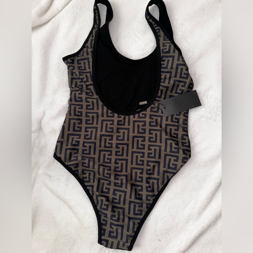 Ballmain swimsuit one piece logo size M
